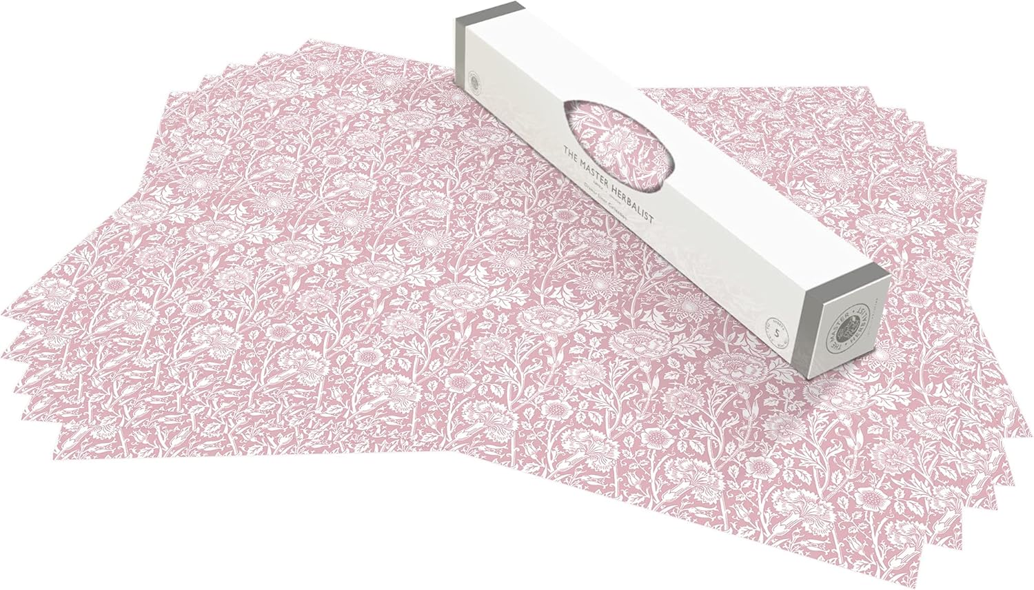 Fragrant ROSE Scented Drawer Liners in a PINK William Morris Design