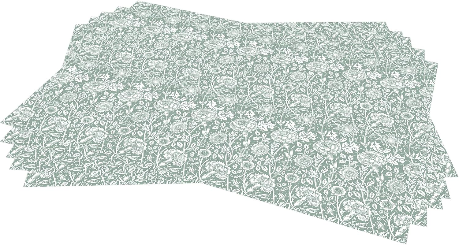 William Morris UNSCENTED & WIPE CLEAN Drawer Liners in DUCK EGG BLUE